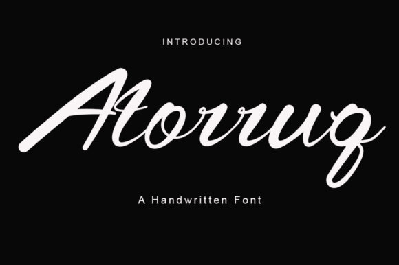 Atorruq: A Script Amp Font for Creative Projects