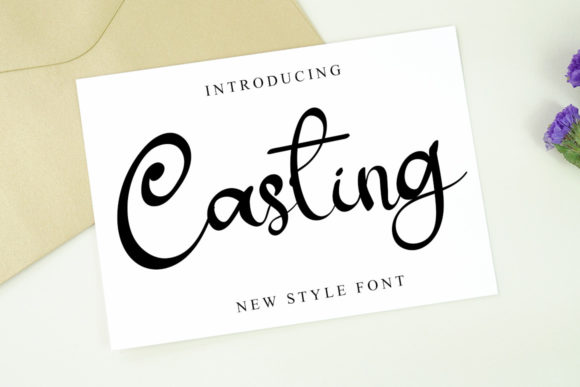 Casting: A Versatile Script Font for Modern Web Design