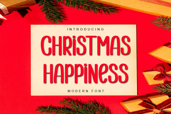 Christmas Happiness: A Charming Handwritten Font for Crafters