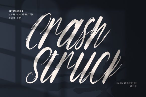 Crash Struck: A Bold and Dynamic Script Font