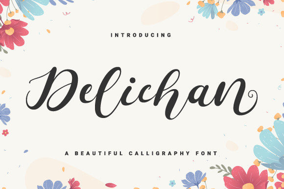 Delichan: A Charming Script Font for Editorial Design
