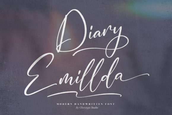 Diary Emillda: A Graceful Script Font for Editorial Design