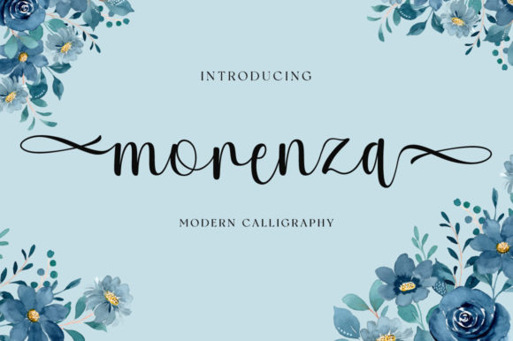 Elevate Your Craft with Morenza: A Delicate Handwritten Font
