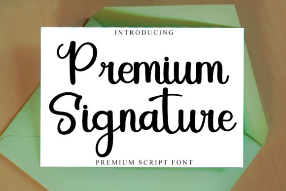 Elevate Your Editorial Design with Premium Signature Font