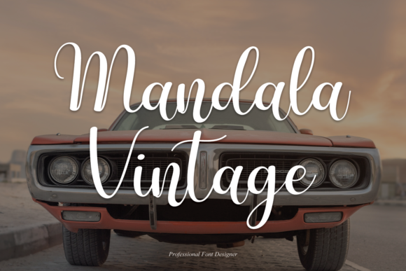 Elevate Your Web Design with Mandala Vintage Font