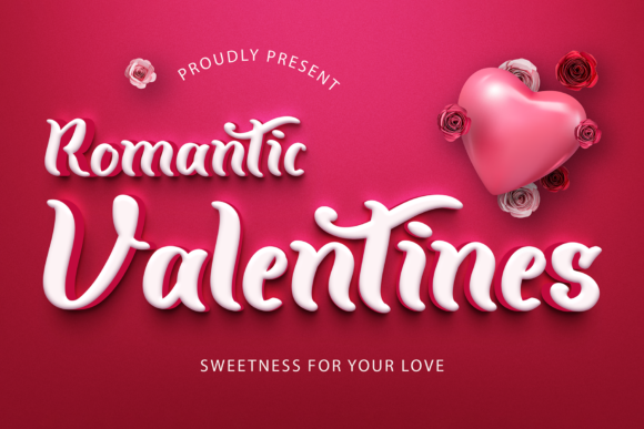 Elevate Your Web Design with Romantic Valentines Font