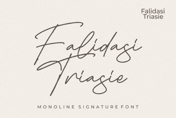 Enhance Your Campaigns with Falidasi Triasie Font