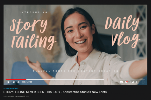 Enhance Your Campaigns with Story Tailing Font