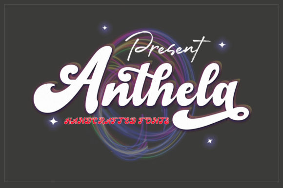 Enhance Your Web Design with Anthela, a Bold Handwritten Font