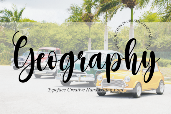 Geography: A Versatile Script Font for Creative Projects
