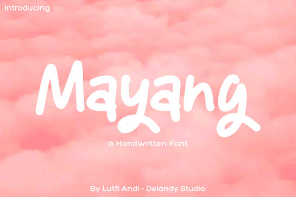Mayang: A Cheerful Handwritten Font for Engaging Content