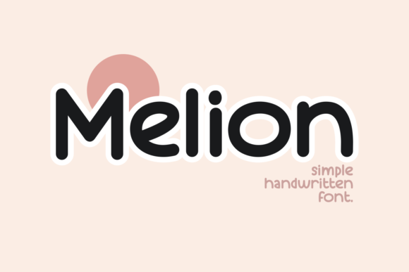 Melion: A Script Amp Font with Elegance and Charm