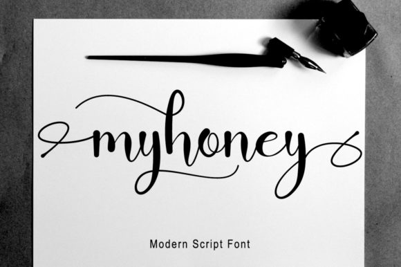 Myhoney: A Charming Script Font for Web Design
