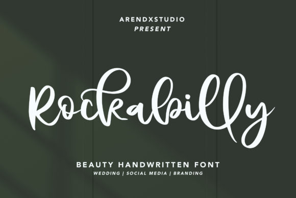 Rockabilly: A Handwritten Font for Polished Branding