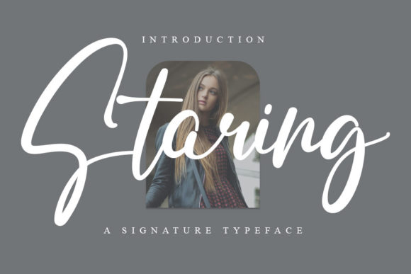 Staring: A Bold Script for Creative Projects