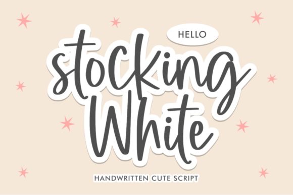 Stocking White: A Versatile Script Font for Crafters