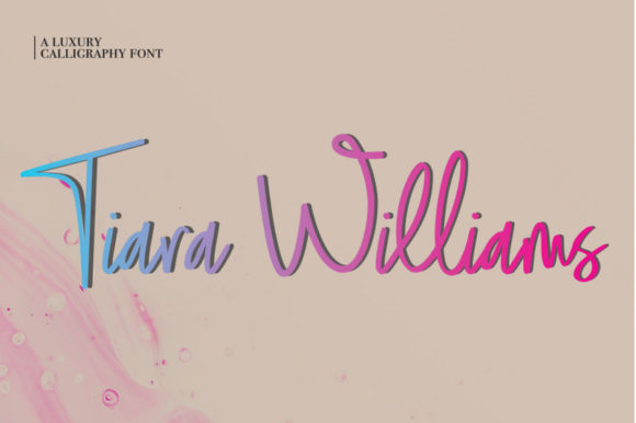Tiara Williams: A Timeless Handwritten Font for Engaging Campaigns