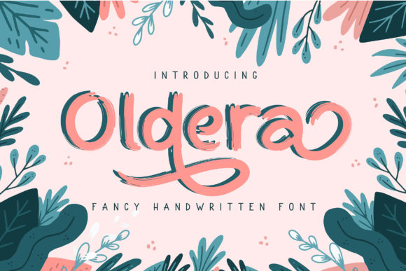 Transform Your Brand with Oldera: A Modern Handwritten Font