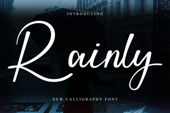 Transform Your Brand with Rainly: A Delicate Script Font