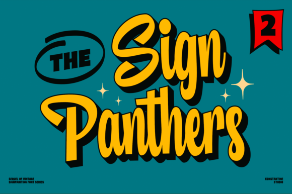 Transform Your Brand with Sign Panthers 2 Font