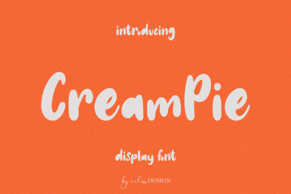 Unleashing Creativity with CreamPie: A Versatile Handwritten Font