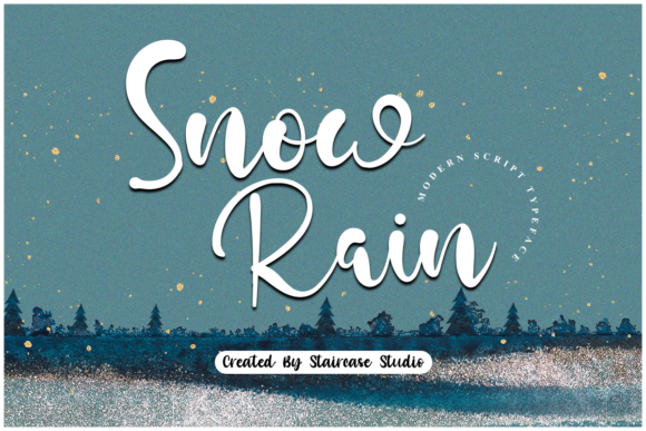 Unveiling Snow Rain: A Font for Makers and Creators