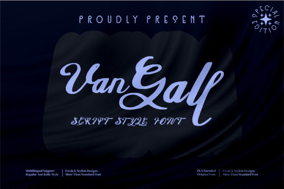 Van Gall: A Premium Script Font for Crafters and Designers