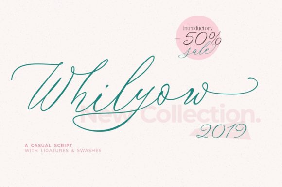 Whilyow: A Handwritten Font for Makers and Creators