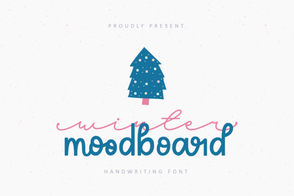 Winter Moodboard: A Premium Handwritten Font for Marketers