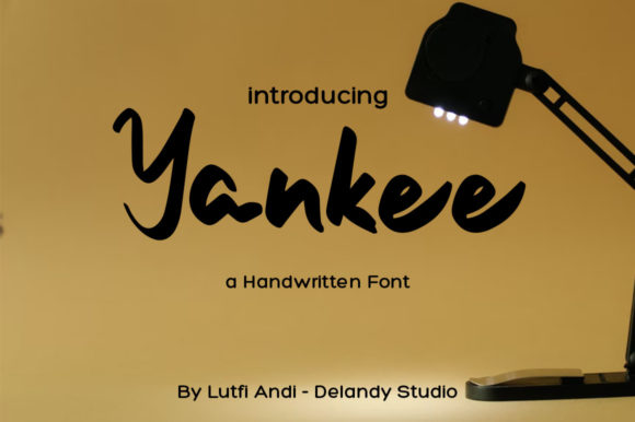 Yankee: A Handwritten Font for Editorial Elegance